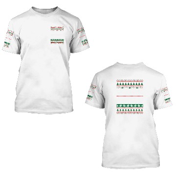 Discover Sleep With Awesome Chef White Christmas 3D T Shirts