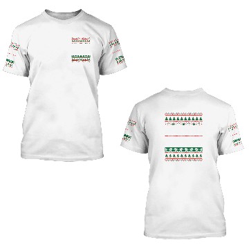 Discover Sleep With Awesome HR Manager White Christmas 3D T Shirts
