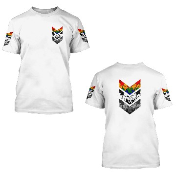 Discover CHEVRON IN THREE SHADE 3D T Shirts