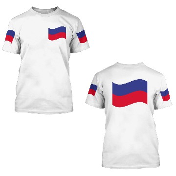 Discover flag haiti alternative 3D T Shirts