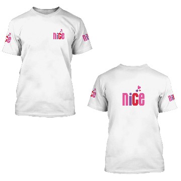 Discover Be A Nice Human 3D T Shirts