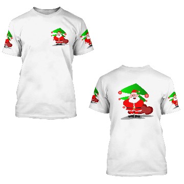 Discover Papai Noel Ho Ho Ho 3D T Shirts