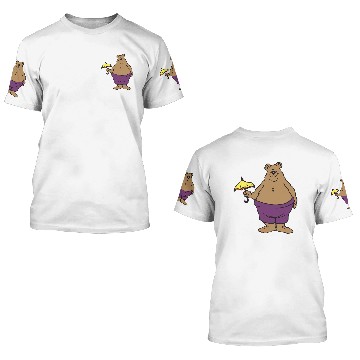 Discover Goofy Bear 3D T Shirts