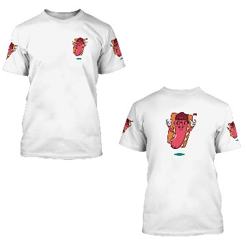 Discover Cool Hotdog 3D T Shirts