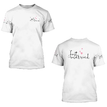 Discover Just married 3 3D T Shirts