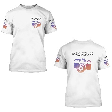 Discover Camera Washington D.C. 3D T Shirts