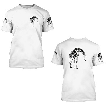 Discover Giraffe Family 3D T Shirts