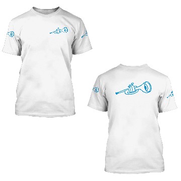 Discover Jazz trumpet 3D T Shirts