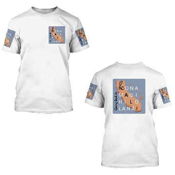 Discover Going Back to Kali in peach 3D T Shirts