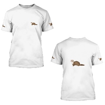 Discover Sorry My Ferret Needs Me 3D T Shirts
