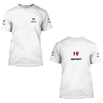 Discover I love anatomy 3D T Shirts