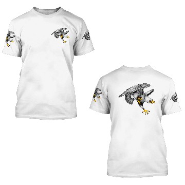 Discover Bird Gang Eagles Gear 3D T Shirts