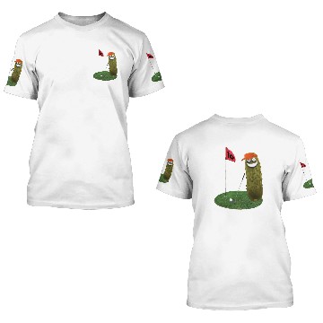 Discover Golf Putting Pickle 3D T Shirts