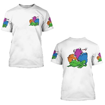 Discover Frog Toad 3D T Shirts