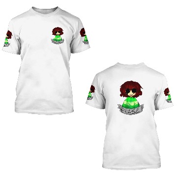 Discover chara undertale erase 3D T Shirts