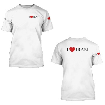 Discover I Love Iran 3D T Shirts