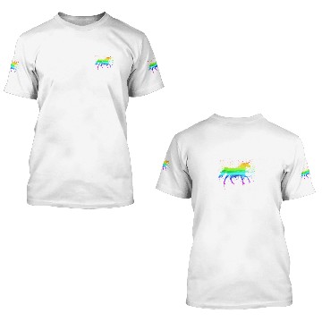Discover Rainbow Unicorn 3D T Shirts
