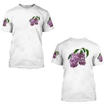 Discover Pink Lilac Duo 3D T Shirts