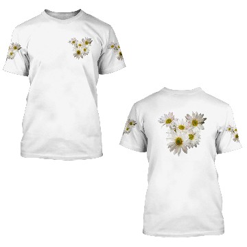 Discover Daisy Heart 3D T Shirts