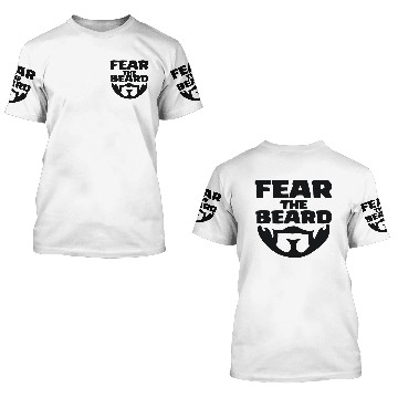 Discover Fear The Beard 3D T Shirts