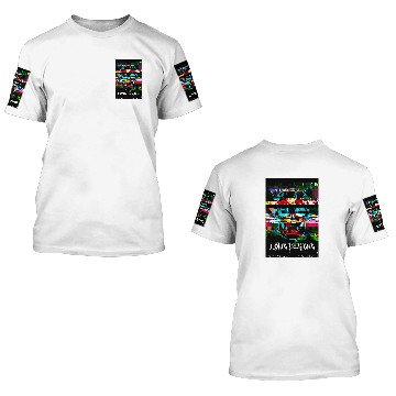 Discover SUGAR SKULL glitch poster 3D T Shirts