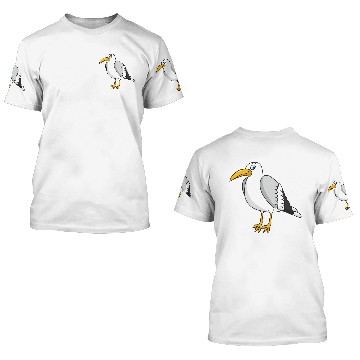 Discover Seagull 3D T Shirts