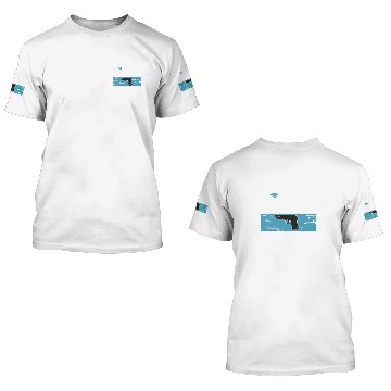 Discover Police Gun Triggernometry 3D T Shirts