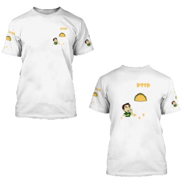 Discover PTSD Sufferer Every Wednesday Tacos 3D T Shirts