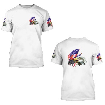 Discover Eagle American,Bald Eagle,USA Eagle,Bird 3D T Shirts
