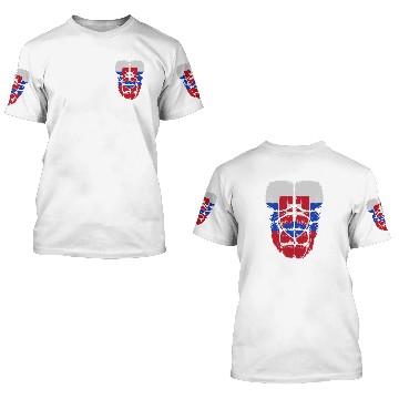 Discover Slovakia flag Hulk muscles 3D T Shirts