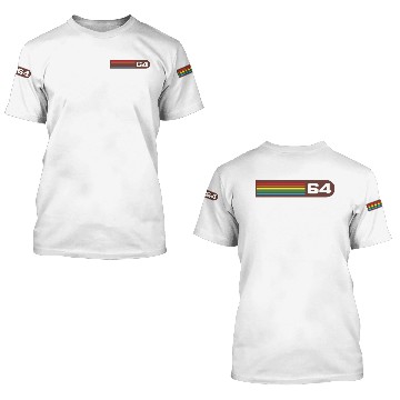 Discover Commodore 64 Color Bar 3D T Shirts