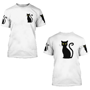 Discover Halloween Cat 3D T Shirts
