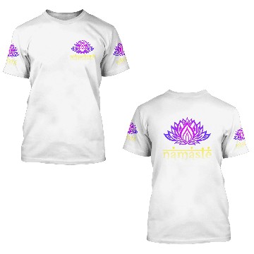 Discover Namaste Lotus 3D T Shirts