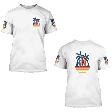 Discover summer sun beach holiday lake sea gift idea 3D T Shirts