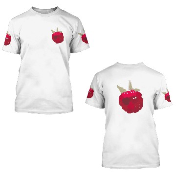 Discover raspberry fruit 3D T Shirts