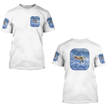 Discover 1920s Biplane 3D T Shirts