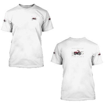 Discover Case IH Red Tractor Boy Comin Through 3D T Shirts