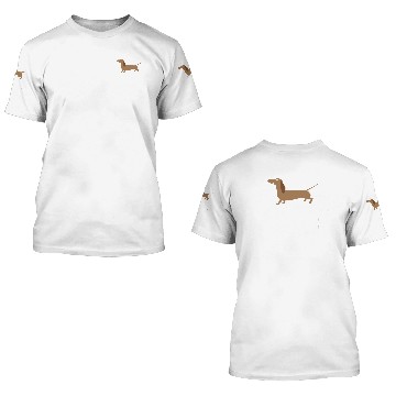 Discover Logo - weiner dog it's going to be a long day da 3D T Shirts