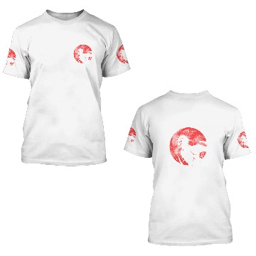 Discover Crimson Moon 3D T Shirts