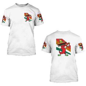 Discover Dabbing Dab Dancing Cinco De Mayo Chili Pepper 3D T Shirts