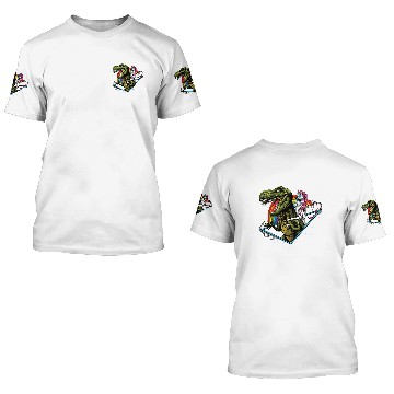 Discover TREX UNICORN RAINBOW 3D T Shirts
