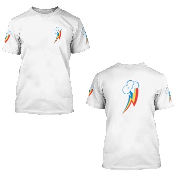 Discover Rainbow Dash Cutie 3D T Shirts