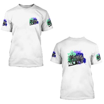 Discover New York City Graffiti 3D T Shirts