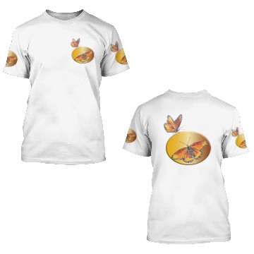Discover Butterfly Monarch 3D T Shirts