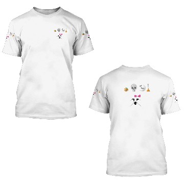 Discover Boo Ghost Buh Poltergeist Sweet Bow Tie 3D T Shirts