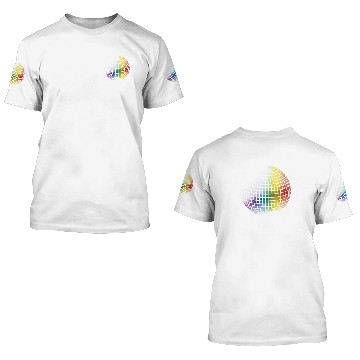 Discover Rainbow Disco Ball 3D T Shirts