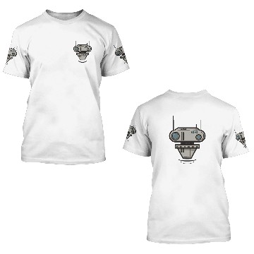 Discover Robot future technology science gift idea modern 3D T Shirts