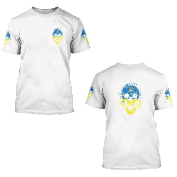 Discover Skull Ukraine 3D T Shirts