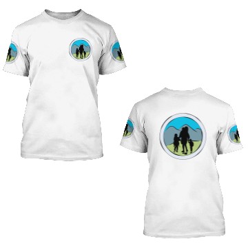 Discover Homeschool Adventure Dad 3D T Shirts