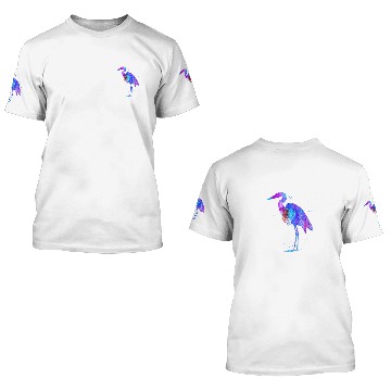 Discover Great Blue Heron 3D T Shirts
